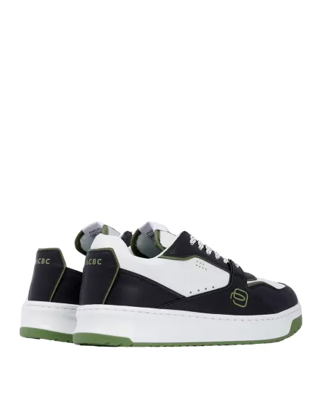 Sneakers Piquadro Nero-bianco-Verde