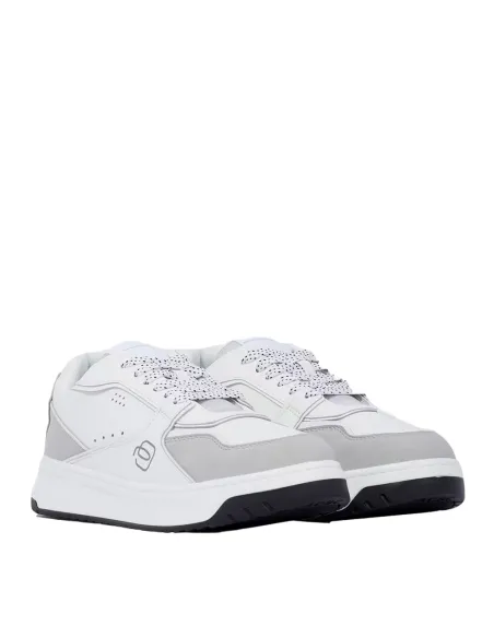 Piquadro Corner 2.0 Men's sneakers in recycled materials, white