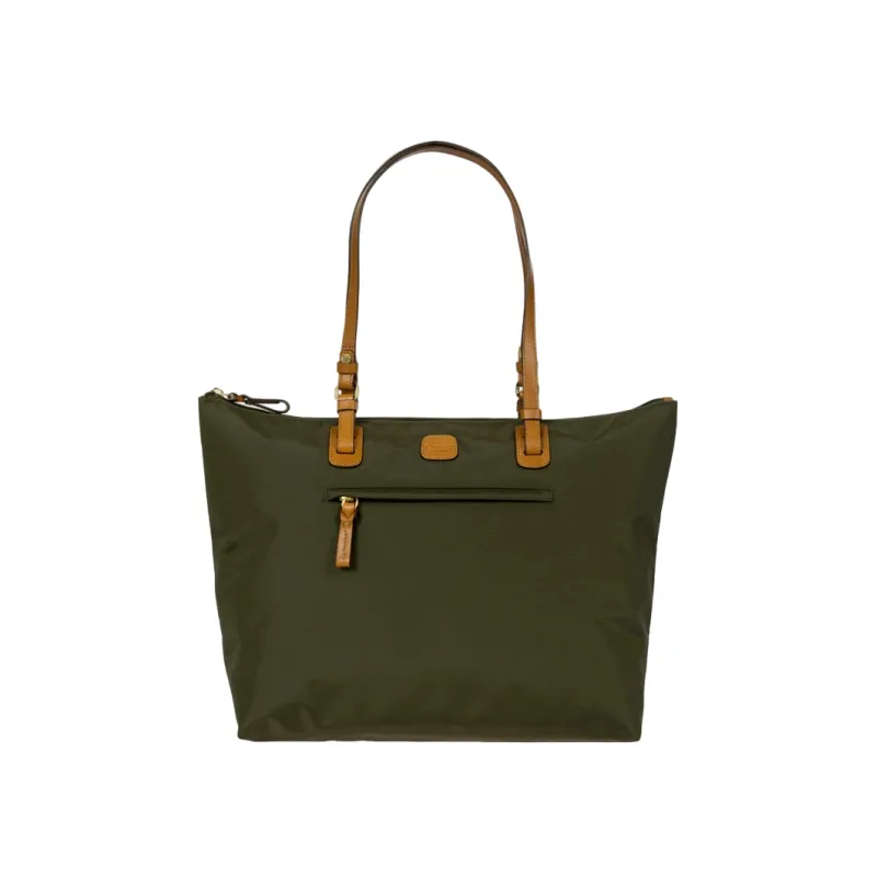 Shopping grande Brics X-Collection verde oliva