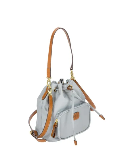 Brics X-Collection Kleine Beuteltasche, grau