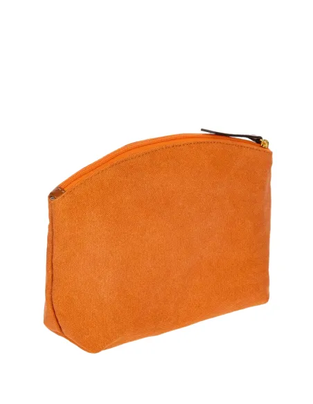 Brics Sorrento Necessaire with zip closure, orange