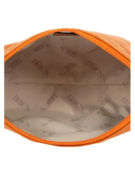Brics Sorrento Necessaire with zip closure, orange