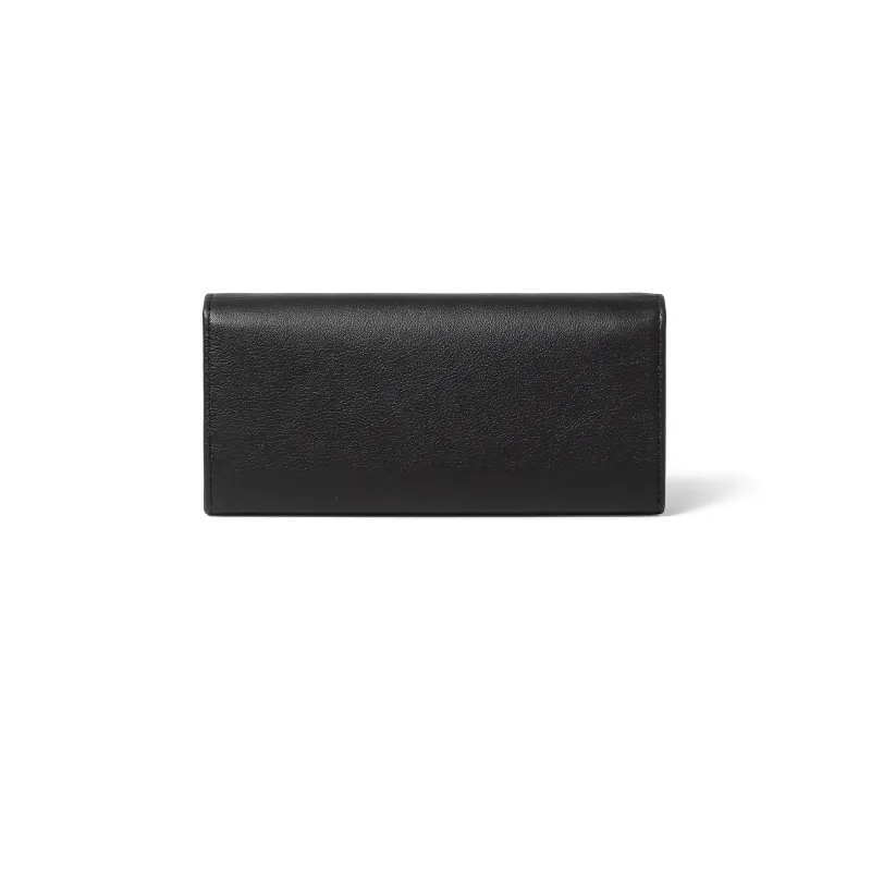 Braccialini Basic Women's wallet with flap closure, black 2