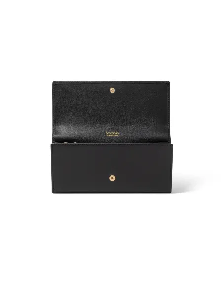 Portafogli in pelle Braccialini Basic nero