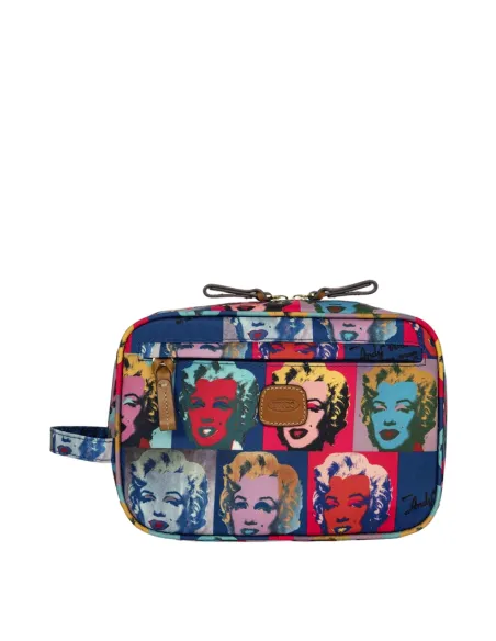 Reise-Necessaire aus recyceltem Stoff Andy Warhol x Bric's