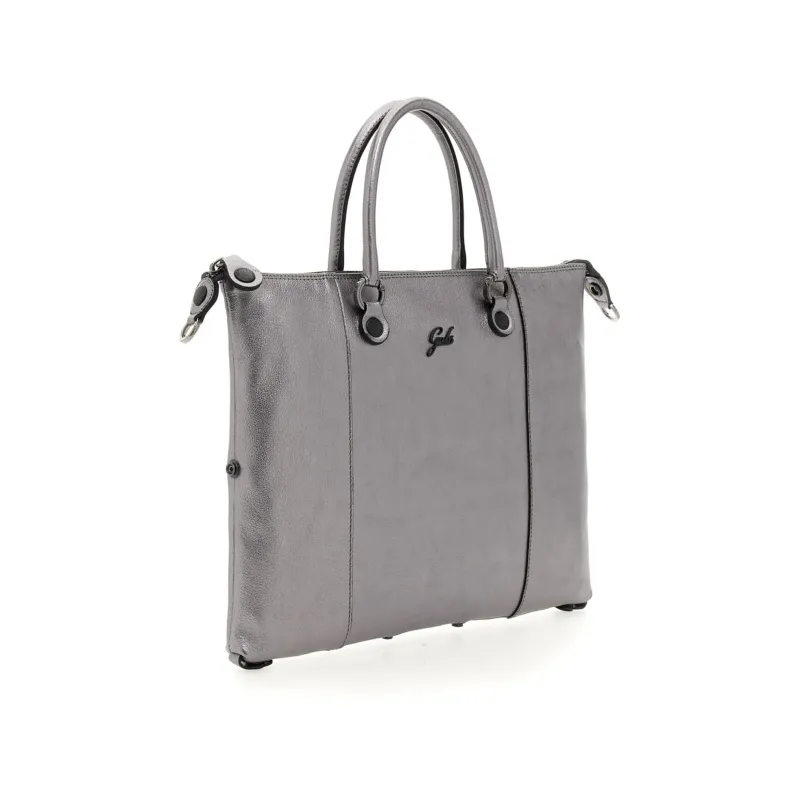 Gabs Convertible Medium Shopping Bag, silver 2