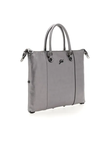 Gabs Convertible Medium Shopping Bag, silver