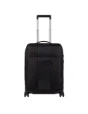 Piquadro Brief2 Cabin-size trolley in recycled fabric with four wheels