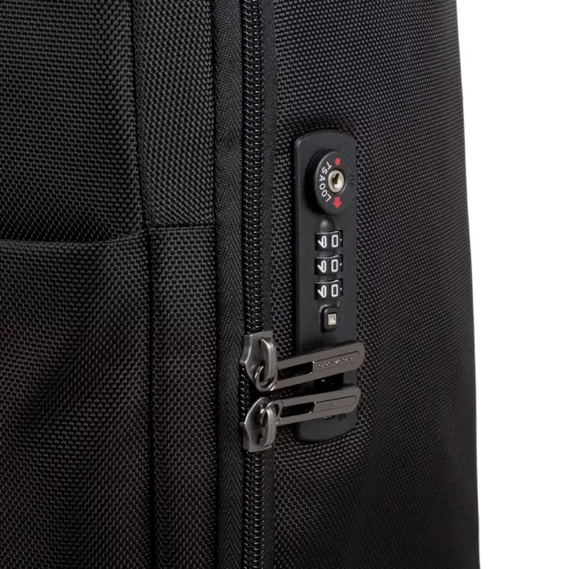 Trolley cabina in tessuto rigenerato Piquadro Brief2 nero 2