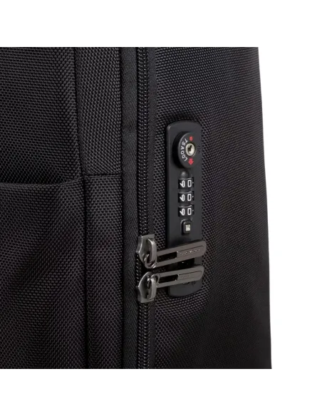 Trolley cabina in tessuto rigenerato Piquadro Brief2 nero