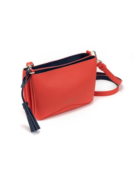 Campo Marzio Women's cross-body bag with two compartments, orange