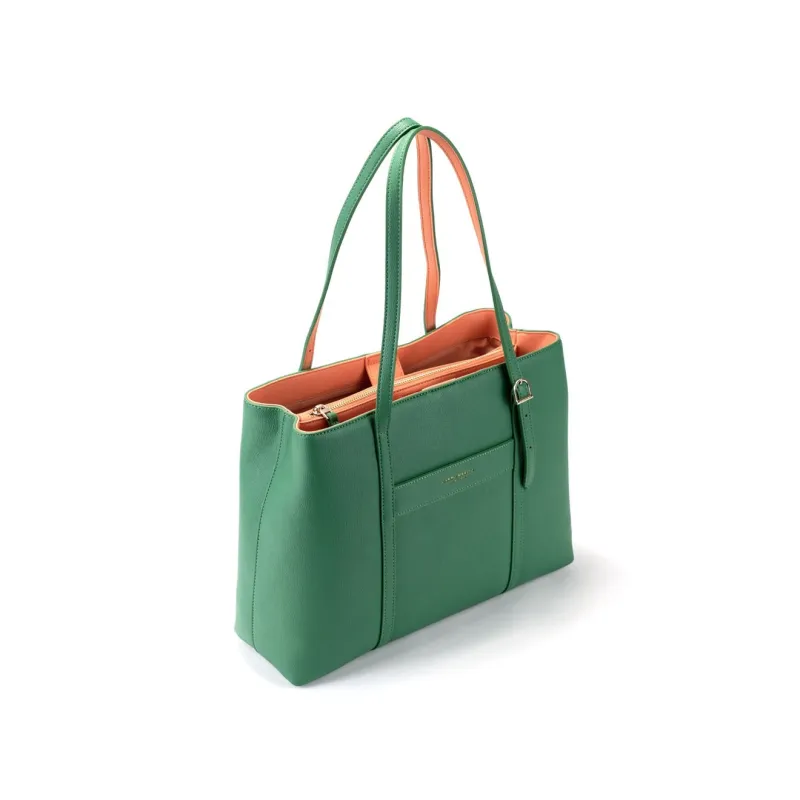 Campo Marzio women's shopping bag, Spring Green 2