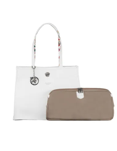 Piero Guidi BE-Magic Shopping bag, white