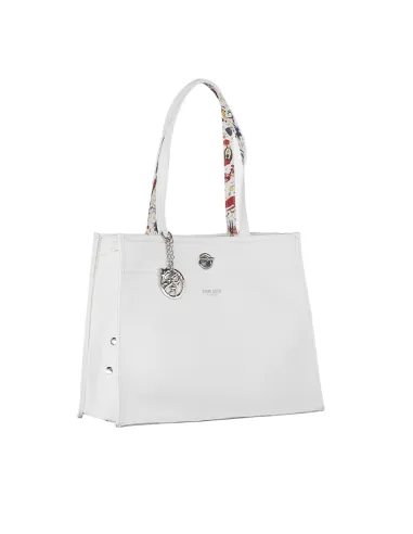 Piero Guidi BE-Magic Shopping bag, white