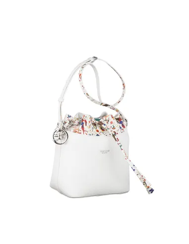 Piero Guidi BE Magic Bucket bag, white