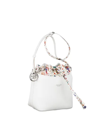 Piero Guidi BE Magic Bucket bag, white