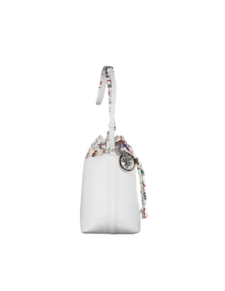 Piero Guidi BE Magic Bucket bag, white