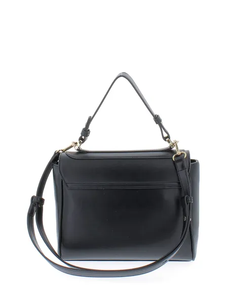 Borsa un manico con pattina Love Moschino nera