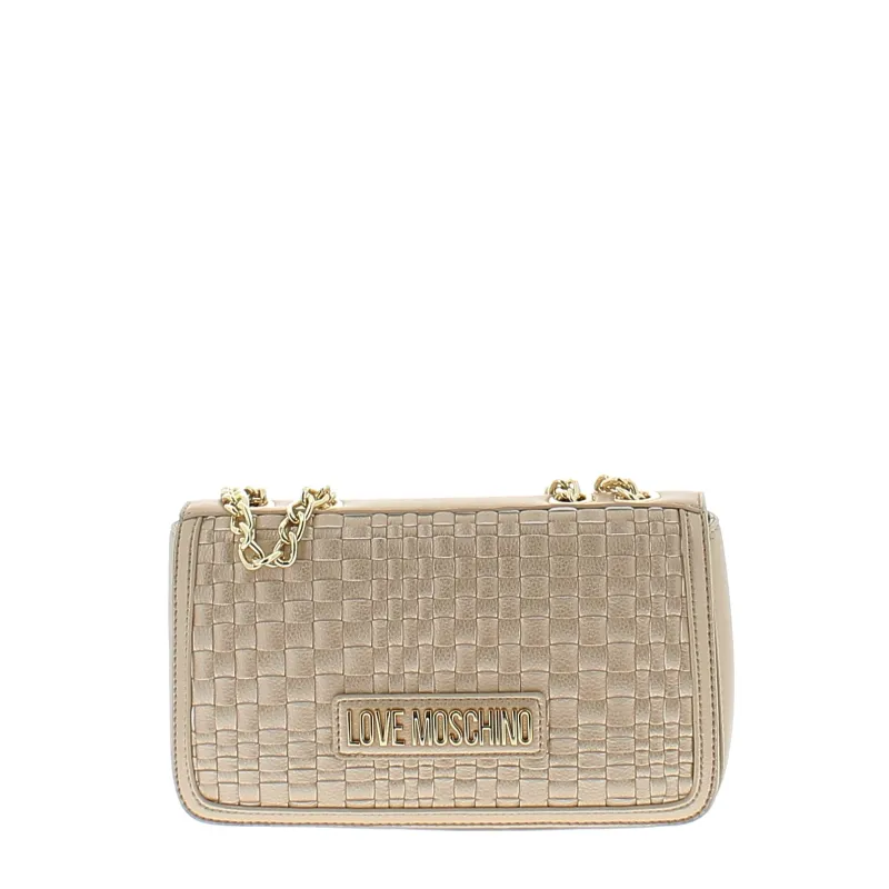 Love Moschino Damen Tasche mit Kettenriemen gold