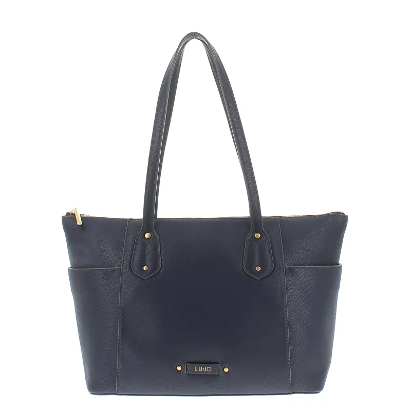 Liu Jo shopping bag with zip closure, blue