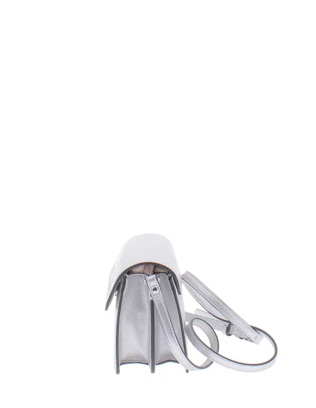 Liu Jo Damen-Klapptasche mit zwei Fächern, silver