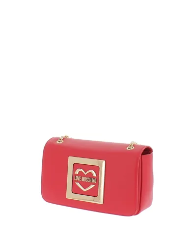 Borsa a spalla Moschino rossa