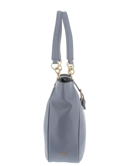 Liu Jo shopping bag with zip fastener, blue stone