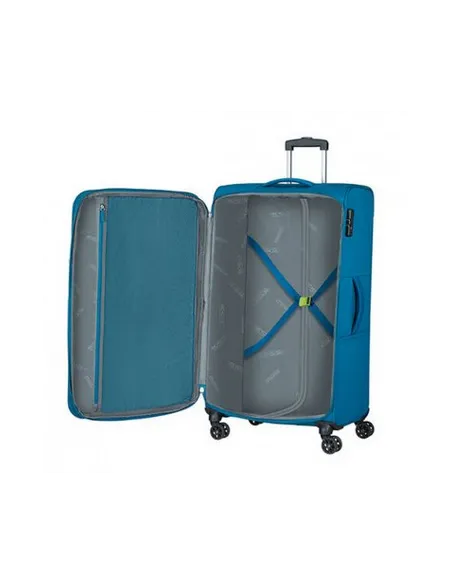 American Tourister Hyperspeed Großer, erweiterbarer Trolley teal
