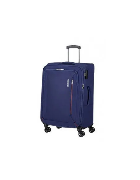 Ameican Tourister Hiperspeed expandable medium suitcase, blue