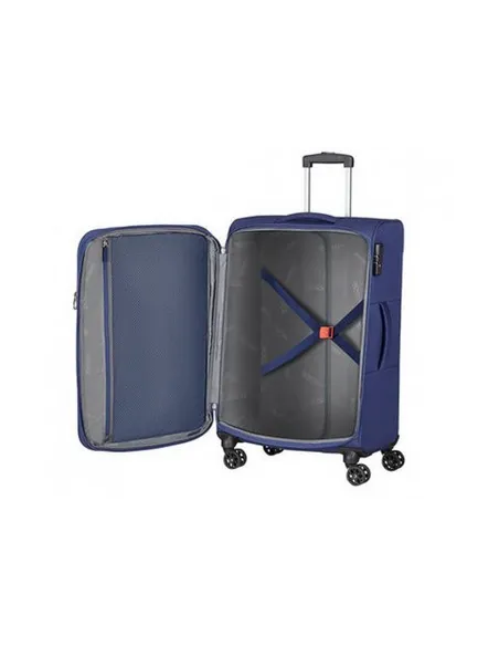 Ameican Tourister Hiperspeed erweiterbarer mittlerer Koffer, blau