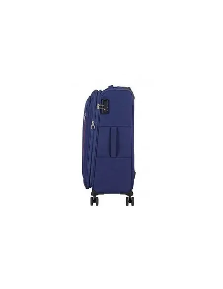 Ameican Tourister Hiperspeed expandable medium suitcase, blue