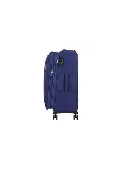 Ameican Tourister Hiperspeed expandable medium suitcase, blue