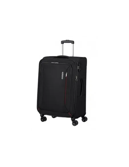 Ameican Tourister Hiperspeed erweiterbarer mittlerer Koffer, schwarz