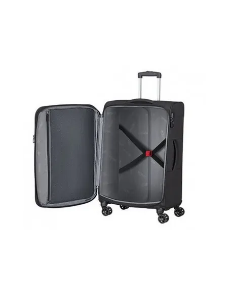 Ameican Tourister Hiperspeed expandable medium suitcase, black