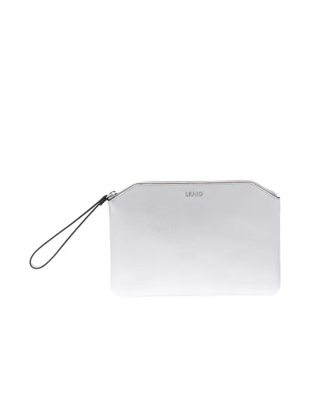 Liu Jo schlanke Clutch mit Henkel, silver