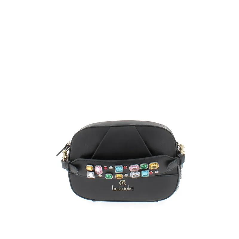 Borsa a tracolla Braccialini Stones nera