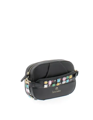Borsa a tracolla Braccialini Stones nera