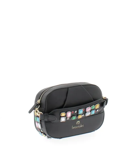 Borsa a tracolla Braccialini Stones nera