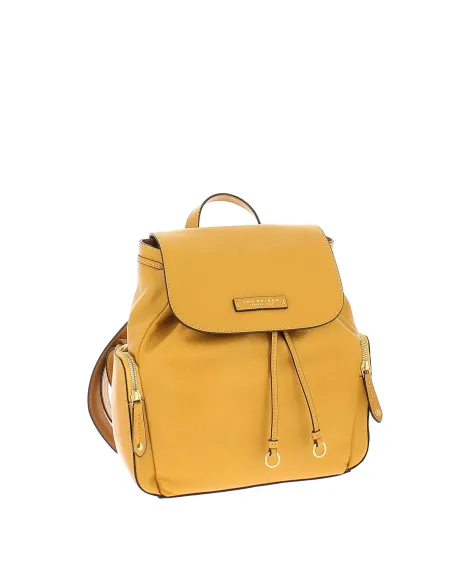 Zaino donna con patta The Bridge Carlotta giallo