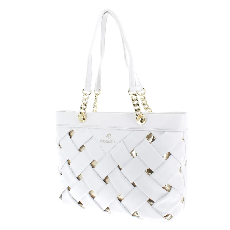 Braccialini Icons shopping bag, white 2