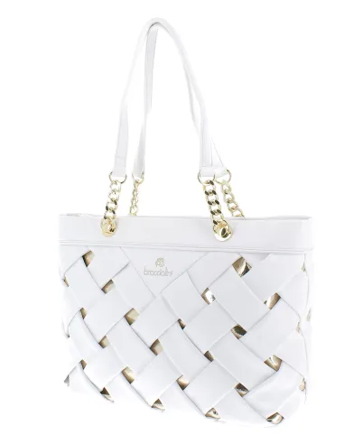 Braccialini Icons shopping bag, white