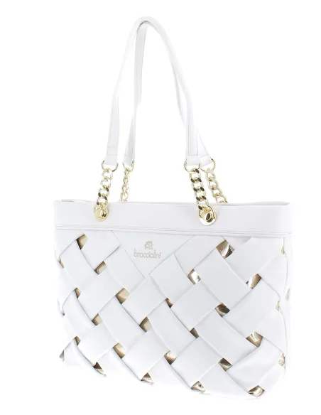 Braccialini Icons shopping bag, white