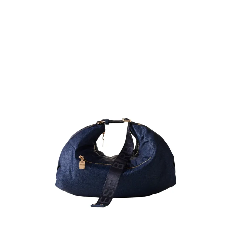 Borsa a spalla L Borbonese Blu