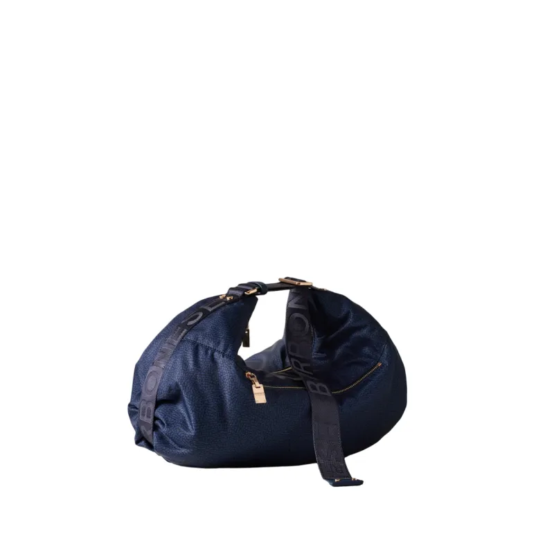 Borsa a spalla L Borbonese Blu 2