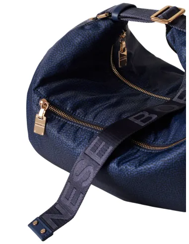 Borsa a spalla L Borbonese Blu