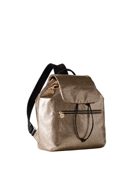 Borbonese women's backpack, light gold
