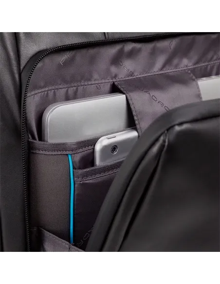 Kabinentrolley/Rucksack mit PC/iPad®-Fach, Anschluss für USB + Mikro-USB, Urban