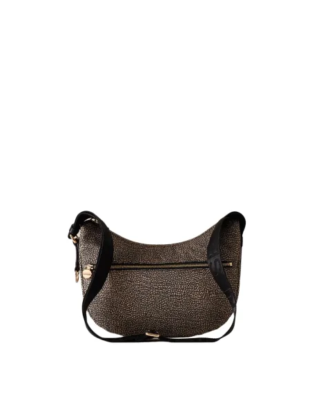 Borbonese luna bag small OP Natural-black