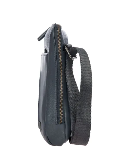 Borsello in pelle piccolo Brics Torino, blu