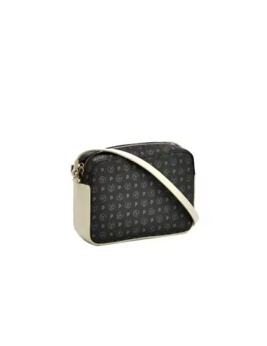 Pollini Small shoulder bag black-ivory